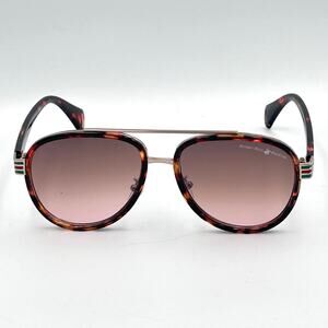 Beverly Hills Polo Club Sunglasses Women’s Aviator Tortoise Gradient Brown